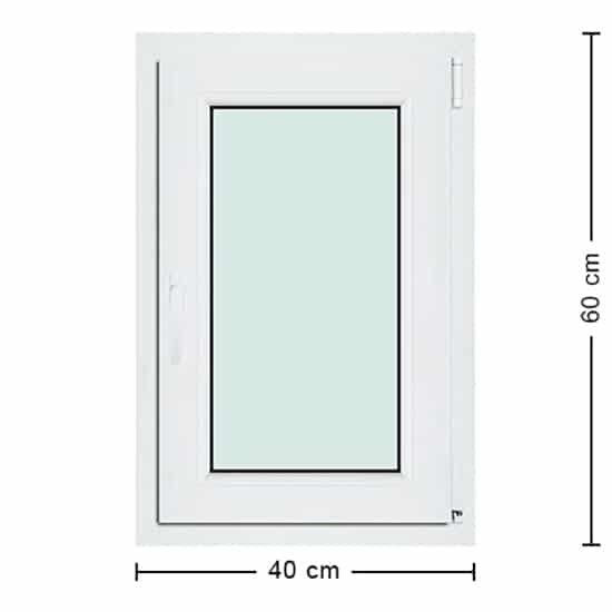 Fenêtres PVC de dimensions : 40x60cm