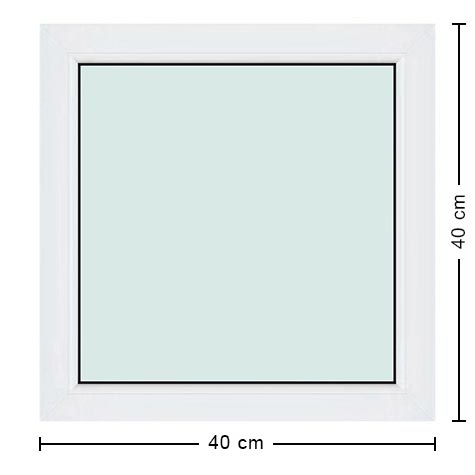 Fenêtre PVC dimensions 40x40