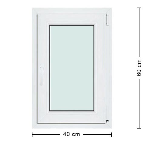 dimensions de la fenêtre pvc 40x60