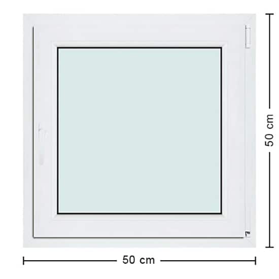 Fenêtres PVC de dimensions : 50x50cm