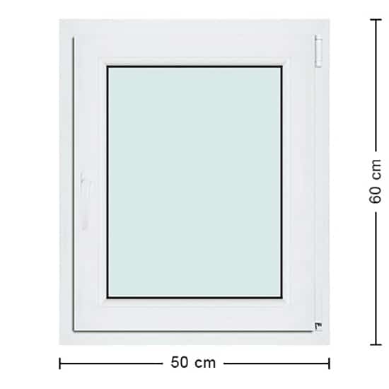 Fenêtres PVC de dimensions : 50x60cm