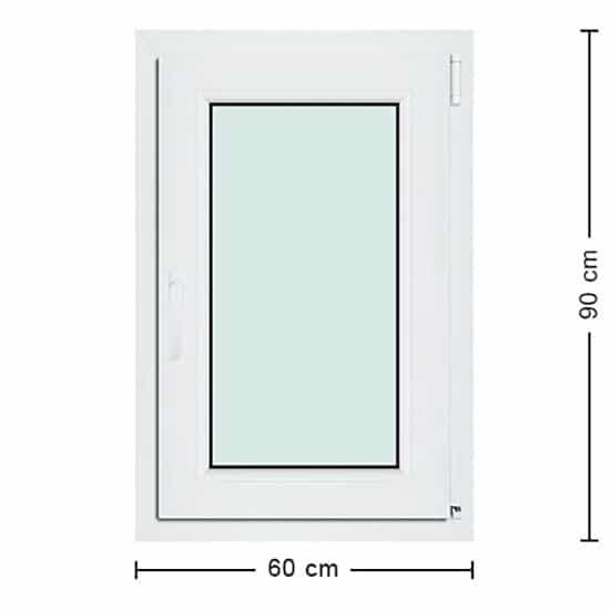 Fenêtres PVC de dimensions : 60x90cm