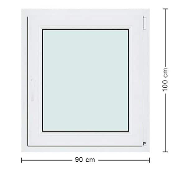 Fenêtres PVC de dimensions : 90x100cm