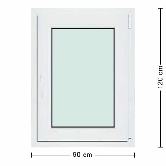 Fenêtres PVC de dimensions : 90x120cm