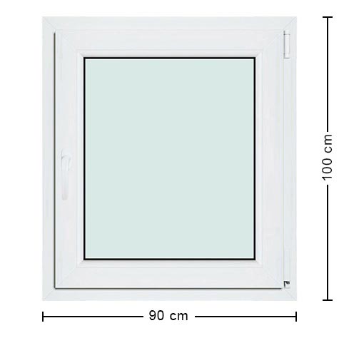 dimensions de la fenêtre pvc 90x100