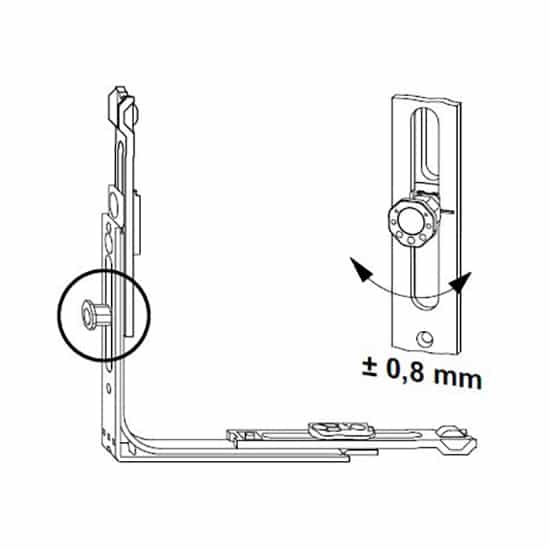 Réglage fermeture porte fenêtre bois